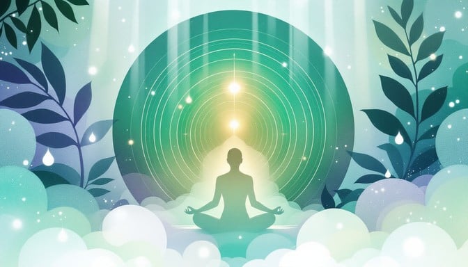 Peaceful meditation and mindfulness